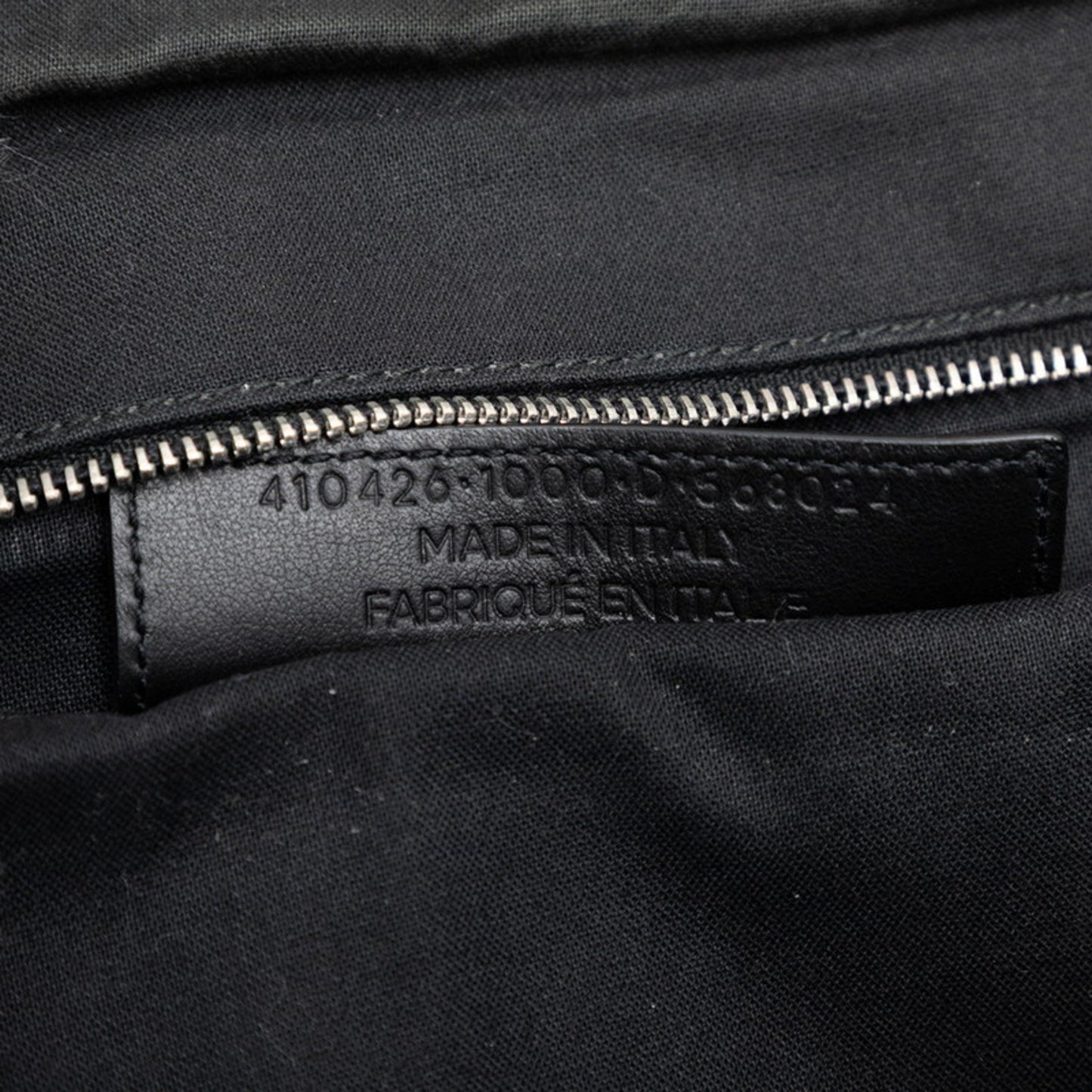 Balenciaga Logo Clutch Bag/Second Bag In Black Leather