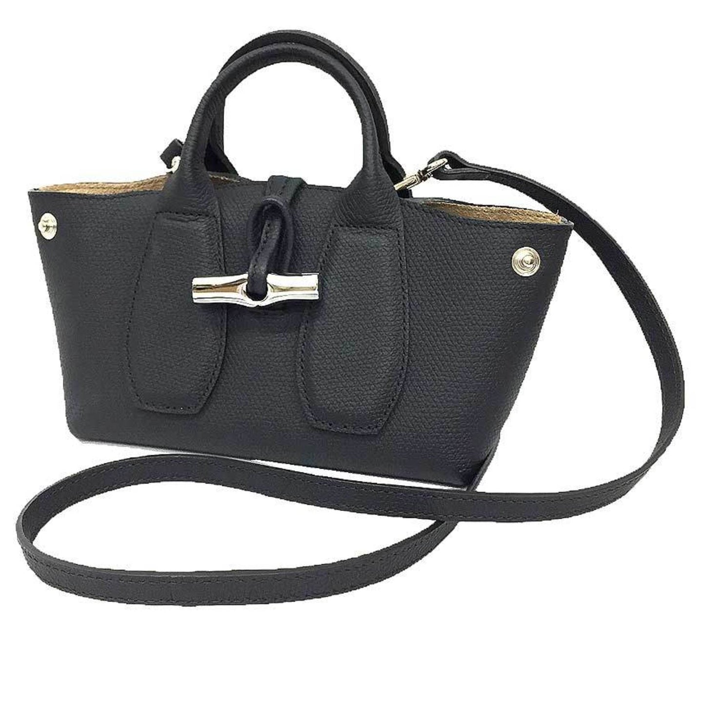 Longchamp Le Roseau Xs Bag Pochette Mini Shoulder Black Longchamp