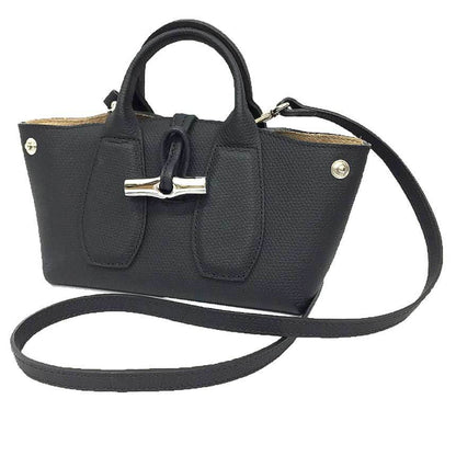 Longchamp Le Roseau Xs Bag Pochette Mini Shoulder Black Longchamp