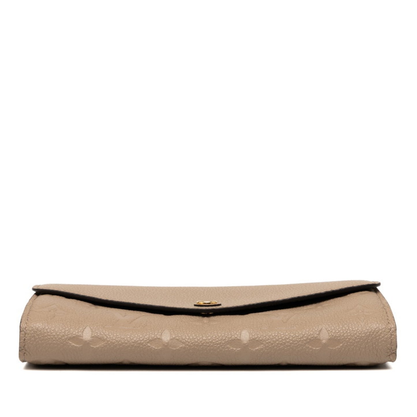 Louis Vuitton Monogram Empreinte Portefeuille Sarah Long Wallet M68708 Tourterelle Beige Leather