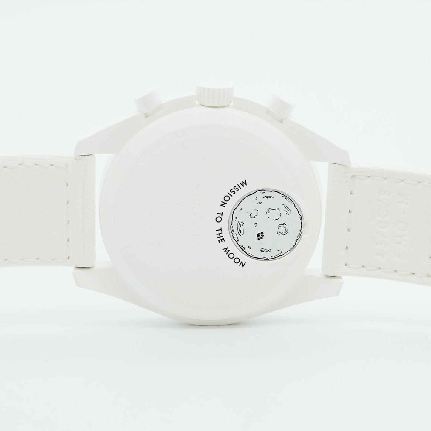 Swatch X Omega Mission To Moonphase Full Moon So33W700 White Dial