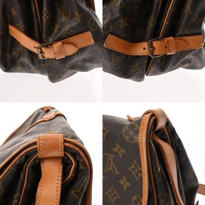 Louis Vuitton Monogram Saumur 35 Brown M42254
