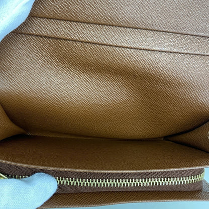 Louis Vuitton Monogram Porte Monnaie-Vieux-Tresor Wallet M61730 Brown