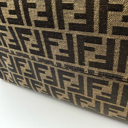 Fendi X Frgmt Pokmon Brown Ff Fabric Tote Bag 8Bh357 Canvas