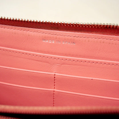 Chanel Long Wallet V-Stitch Lambskin Pink