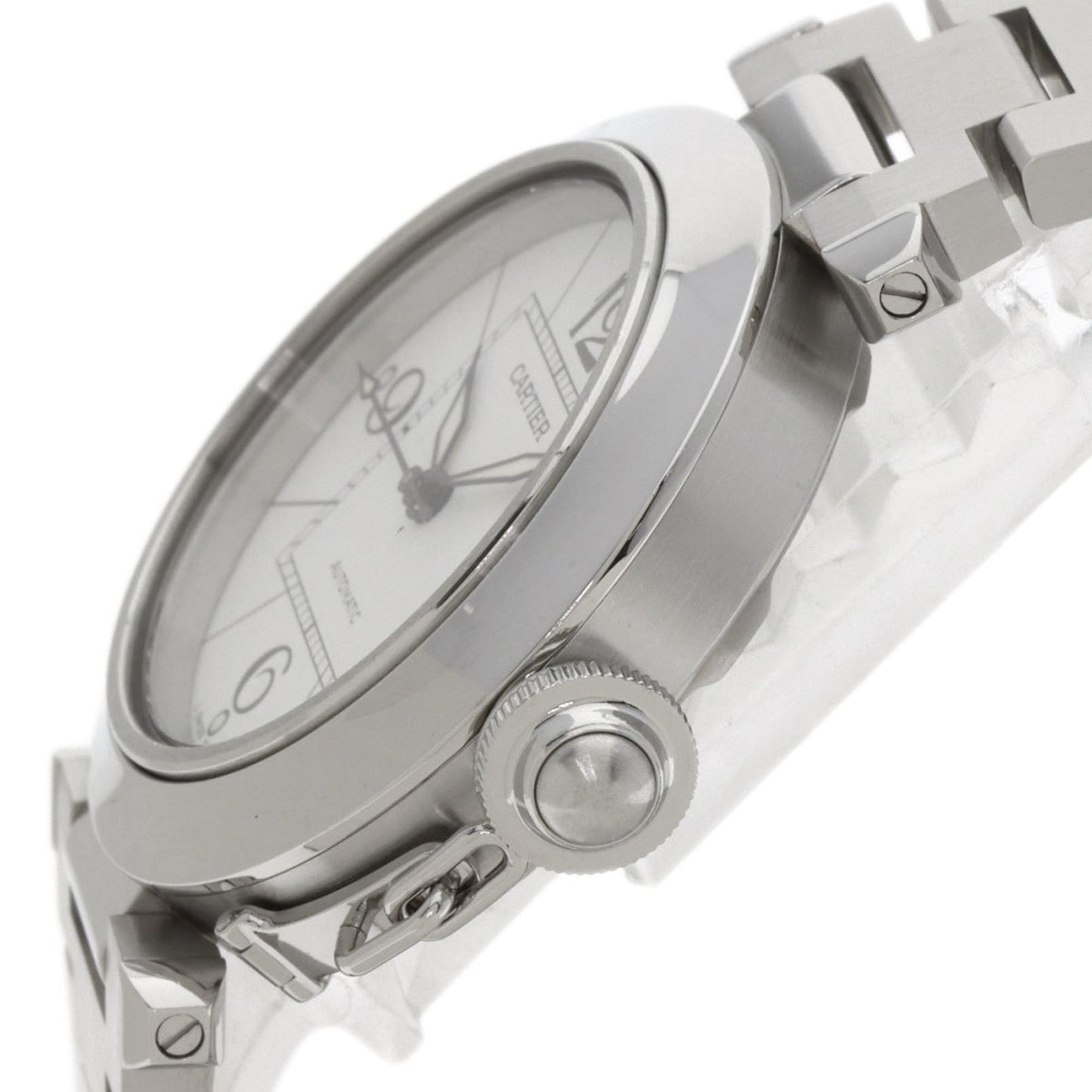 Cartier W31074M7 Pasha C Watch In Stainless Steel/Ss