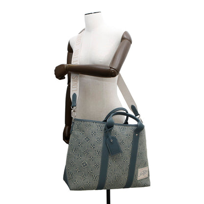 Louis Vuitton Monogram Washed Denim Weekend Tote Bag Nm M22537 Louis Vuitton