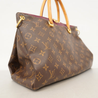 Louis Vuitton Monogram Pallas Handbag M40906 Brown Aurore 2-Way Bag