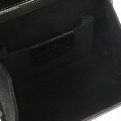 Salvatore Ferragamo Gancini Do-21 9746 Carbon Black Handbag 1537Salvatore