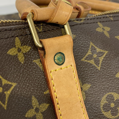 Louis Vuitton Monogram Keepall 60 Boston Bag M41422 Brown