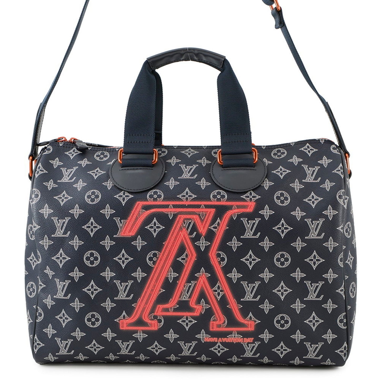 Louis Vuitton Boston Bag Monogram Ink Upside Down Speedy Bandouliere 40 M43697 Louis Vuitton