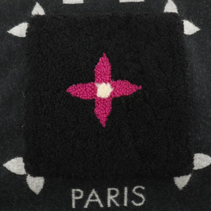 Louis Vuitton Louis Vuitton Echarpe Cold Reykjavik Scarf Mouton Teddy M76567 Cashmere Black Al0230