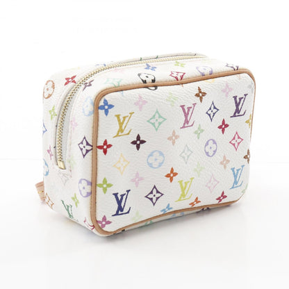 Louis Vuitton Truth Wapiti Monogram Multicolor Blanc Pouch Coated Canvas Leather