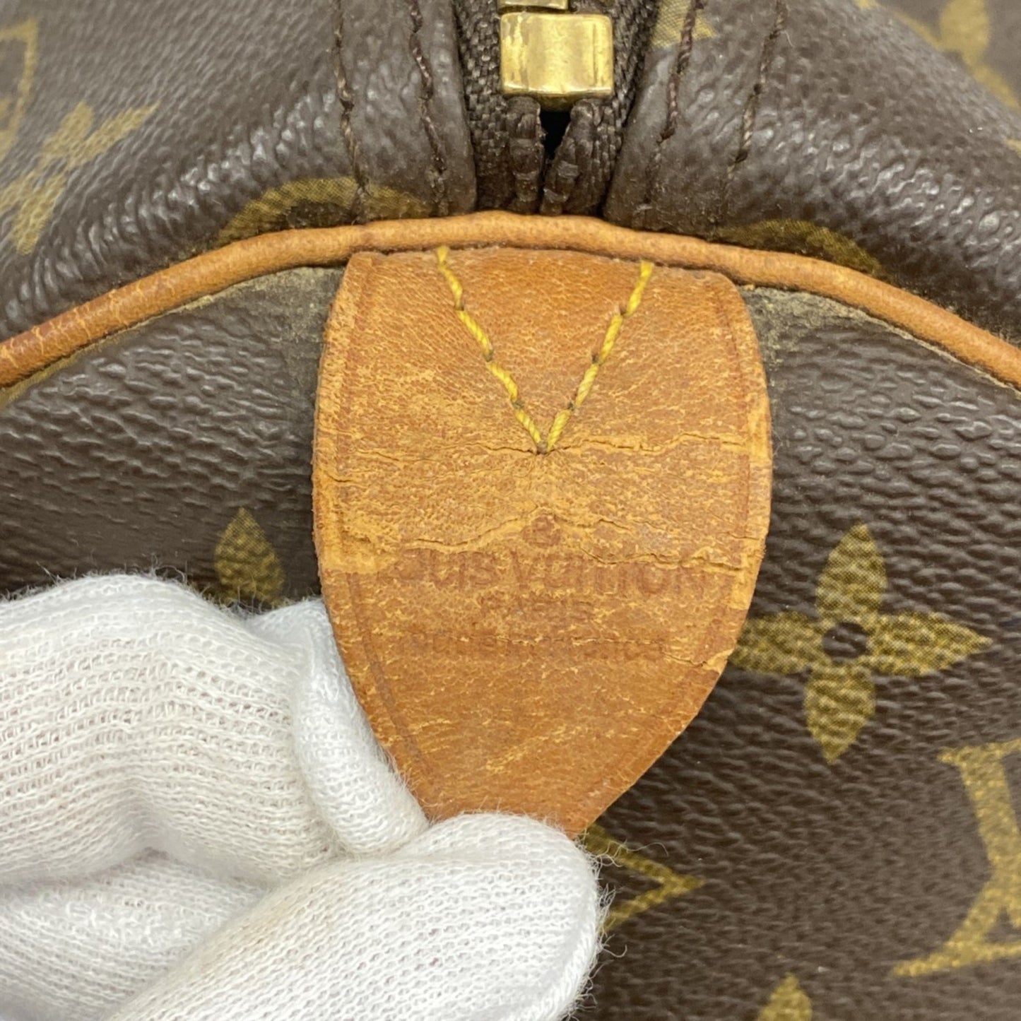 Louis Vuitton Monogram Keepall 45 Boston Bag M41428 Brown
