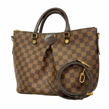 Louis Vuitton Damier Siena Mm Ebene Handbag N41546