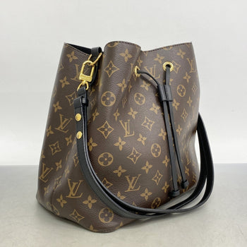Louis Vuitton Monogram Neonoe Shoulder Bag M44020 Brown Noir