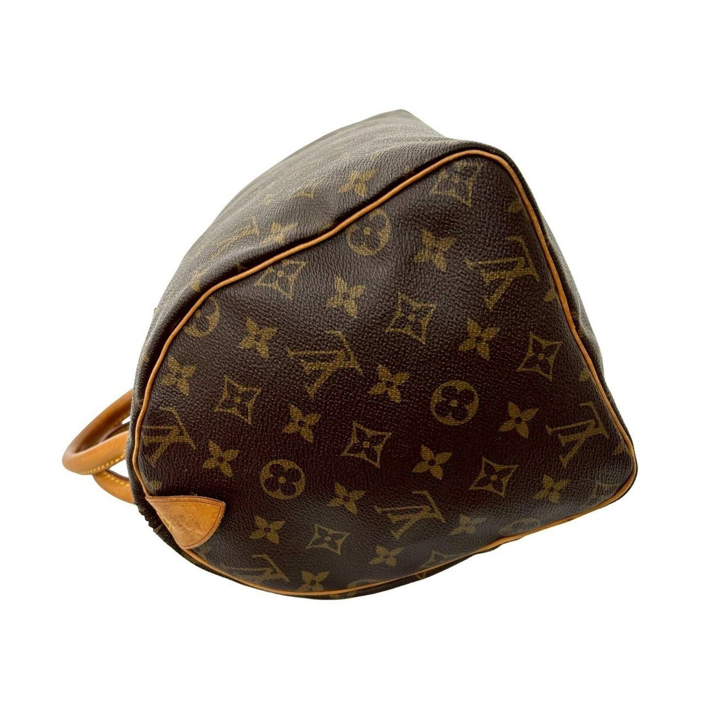 Louis Vuitton Speedy 30 Monogram Leather Handbag/Mini Boston Bag Brown 17446