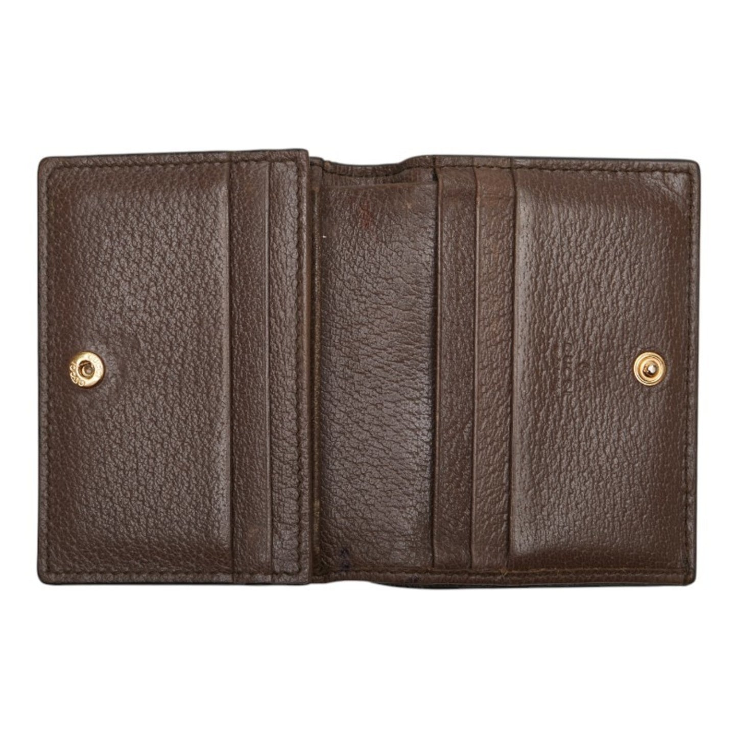 Gucci Ophidia Gg Supreme Bifold Wallet 523155 Brown Leather