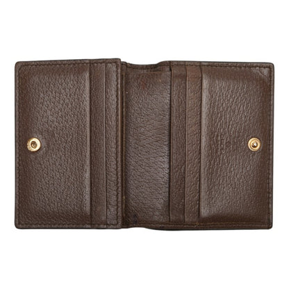 Gucci Ophidia Gg Supreme Bifold Wallet 523155 Brown Leather