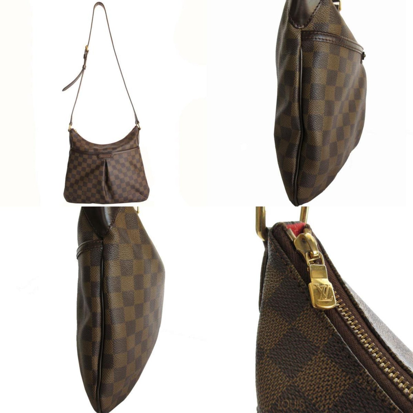 Louis Vuitton Louis Vuitton Shoulder Bag Damier Bloomsbury Pm Canvas Brown Gold