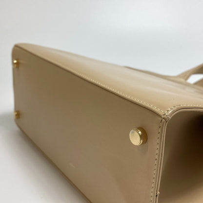 Salvatore Ferragamo Ba214178 2Way Shoulder Bag Hand Bag Beige