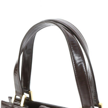 Ysl Yves Saint Laurent Gold Hardware Leather Handbag