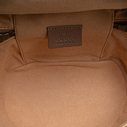 Gucci Gg Marmont Quilted Backpack 598594 Beige Leather