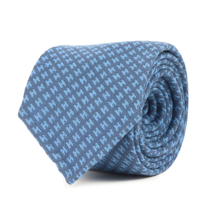 Hermes H-Pattern Wool Tie