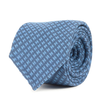 Hermes H-Pattern Wool Tie