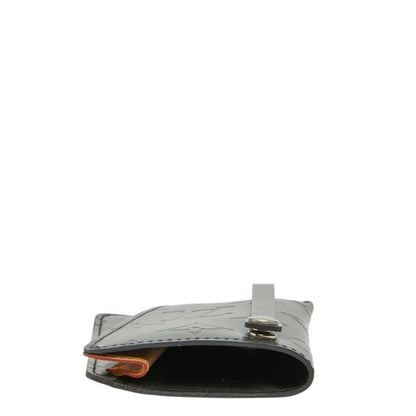 Louis Vuitton Monogram Matte Crochet Gm Key Case M65130 Black Leather