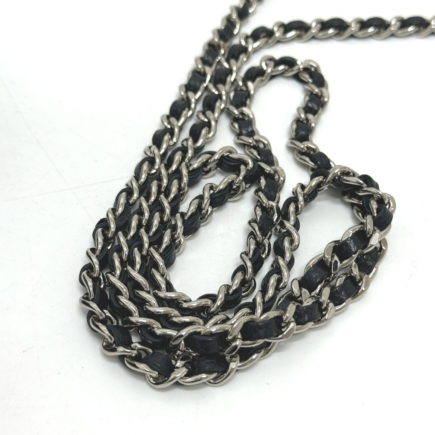 Chanel Ap0250 Matelasse Chain Wallet Shoulder Bag In Caviar Leather