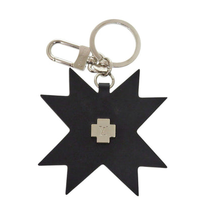 Louis Vuitton Mp1646 Leather Plastic Beige Black Keychain 0075 Louis Vuitton
