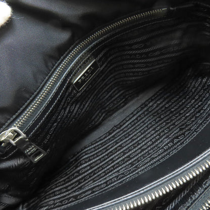 Prada Logo Handbag In Nylon