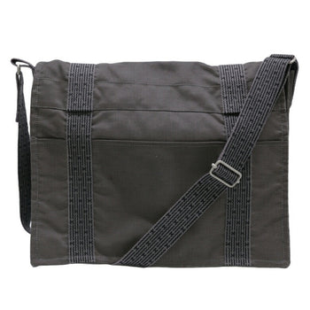 Hermes Hermes Air Line Bassus Mm Shoulder Bag Nylon Canvas Grey