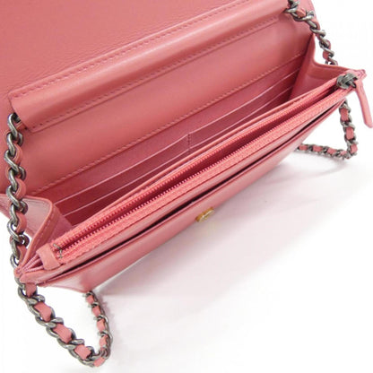 Leather Chanel Chain/ Shoulder Wallet