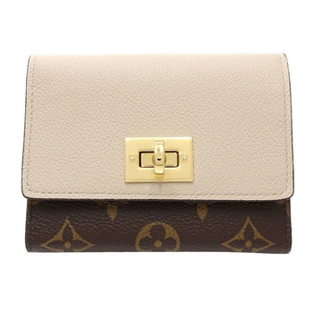 Louis Vuitton Louis Vuitton Monogram Tri-Fold Wallet M82398 Portefeuille Victorine Brown Greige