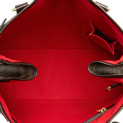 Louis Vuitton Damier Batignolles Horizontal Spo Tote Bag Shoulder N48179 Brown Pvc Leather