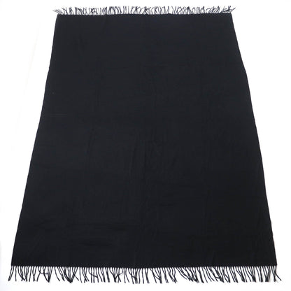 Hermes 100% Cashmere Shawl/Stole/Scarf With Logo Embroidery And Fringe