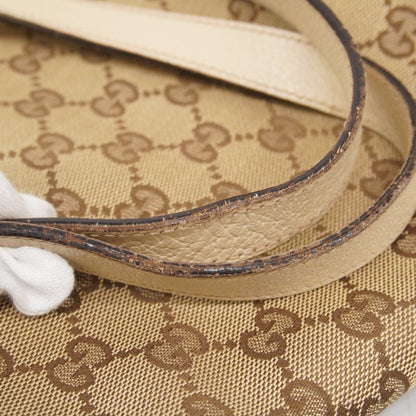 Gucci Gg Canvas Abbey Tote Bag 141472 Brown Beige Champagne