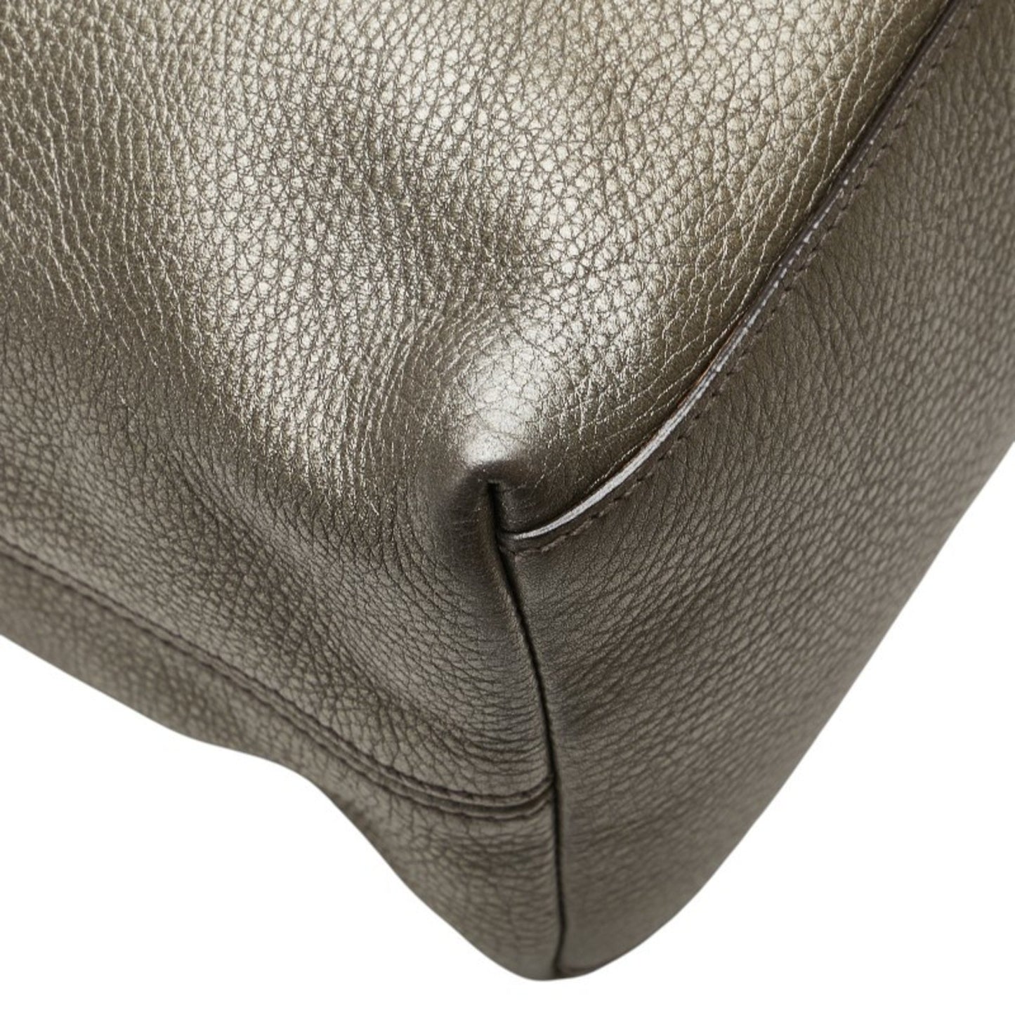 Gucci Soho Interlocking G Chain Shoulder Bag 308982 Gold Leather