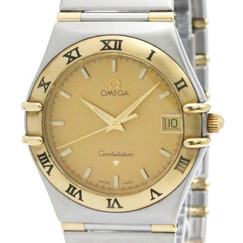 Omega Constellation 18K Gold Steel Quartz