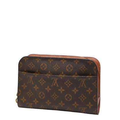 Louis Vuitton Monogram Orsay Clutch Bag/Second Bag M51790 Brown Leather