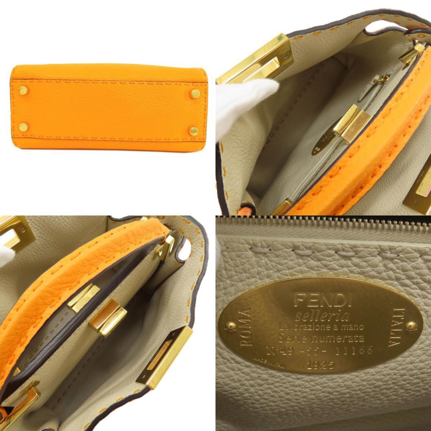 Fendi Peekaboo Handbag In Calf Leather