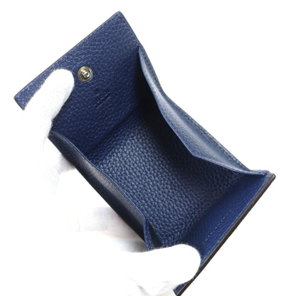 Gucci 771160 Leather Wallet/Coin Purse Compact Wallet With Logo Hardware