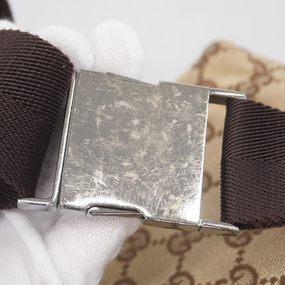 Gucci Gg Canvas Waist Bag 28566 Brown