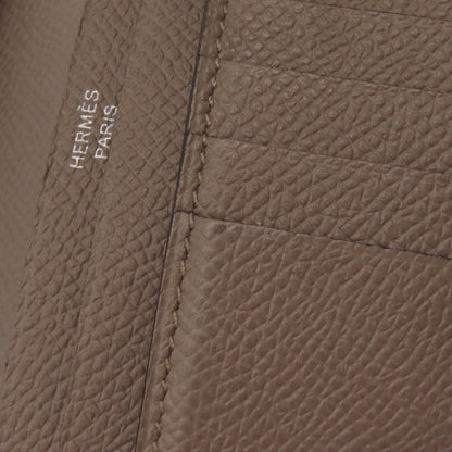 Hermes Herms Bearn Compact Silver Hardware Bifold Wallet Epson