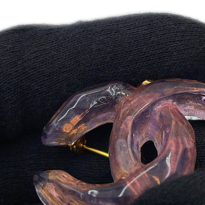 Chanel Coco Mark Plastic Brooch 99P Chanel