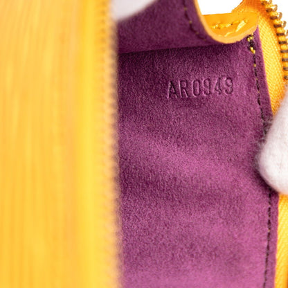 Louis Vuitton Epi Pochette Accessory Pouch Handbag M52959 Tassili Yellow Leather