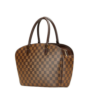 Louis Vuitton Damier Saria Horizontal Handbag N51282 Brown Leather