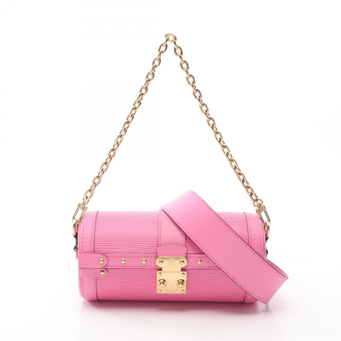 Louis Vuitton Papillon Trunk Handbag Leather Epi